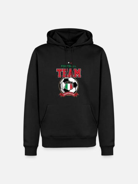 Italya - Men’s Premium Organic Hoodie - black
