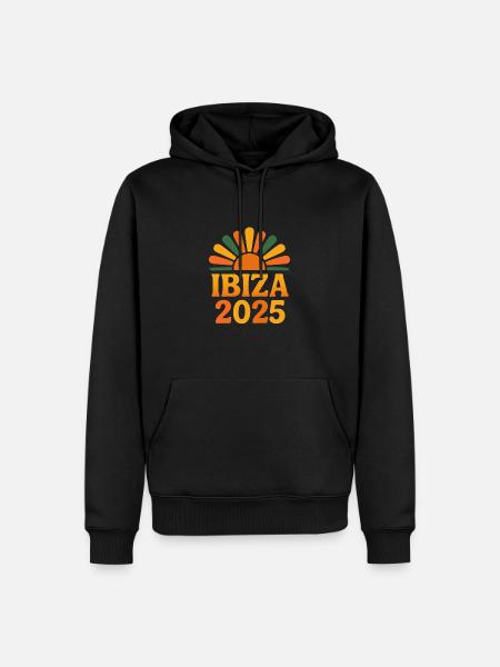 Ibiza 2025 - Men’s Premium Organic Hoodie - black