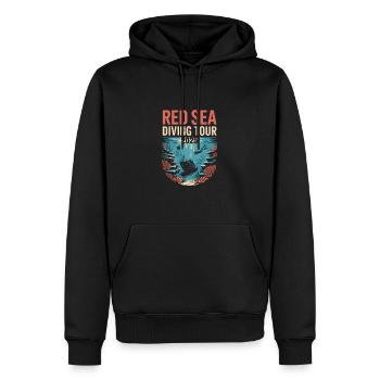 Plongée autour de RedSea 2025 - Sweat à capuche Premium bio Homme - noir - Devant - Nico (187cm)