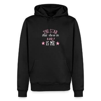 Queens are born in may - Männer Premium Bio Hoodie - Schwarz - Vorne - Nico (187cm)