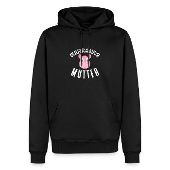 Werdende Mutter - Männer Premium Bio Hoodie - Schwarz - Vorne - Nico (187cm)