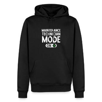 Instandhaltung Techniker Instandhaltung Ingenieur - Männer Premium Bio Hoodie - Schwarz - Vorne - Nico (187cm)