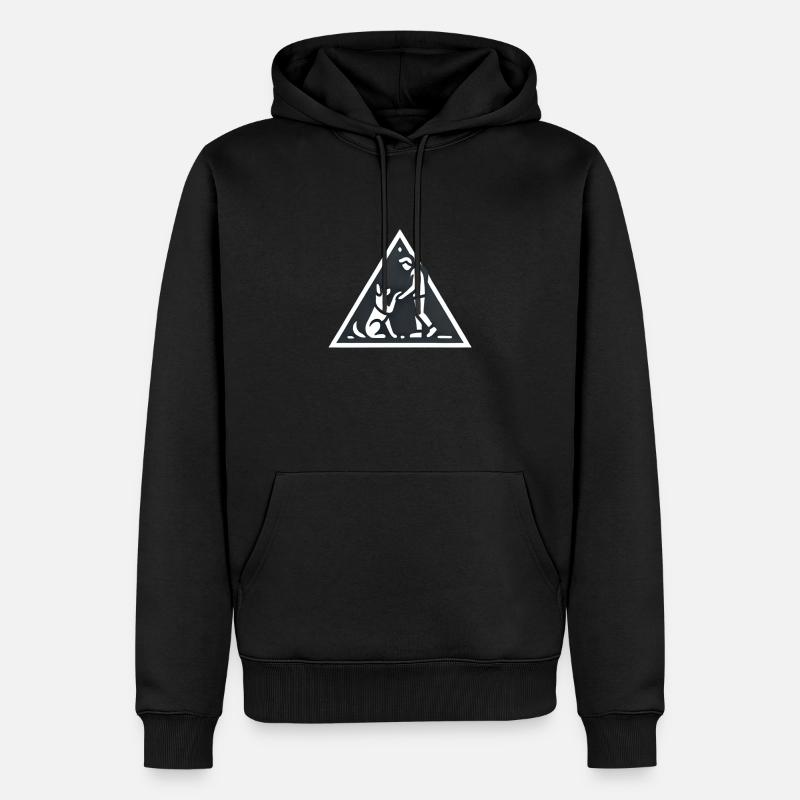 Chien maitre 3 - Sweat à capuche Premium bio Homme - noir