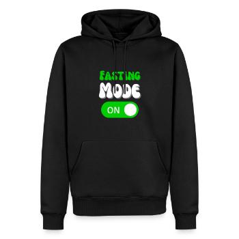 Intermittierender Fastenmodus bei Diät Keto Gewichtsverlust - Männer Premium Bio Hoodie - Schwarz - Vorne - Nico (187cm)