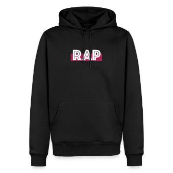 rap Music Hip Hop - Männer Premium Bio Hoodie - Schwarz - Vorne - Nico (187cm)