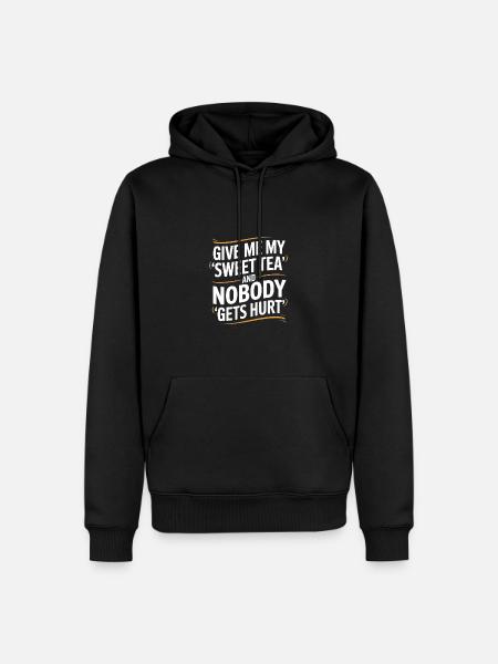 Sweet Tea - Men’s Premium Organic Hoodie - black