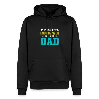 Programmierer Programmierung Informatik Computer - Männer Premium Bio Hoodie - Schwarz - Vorne - Nico (187cm)