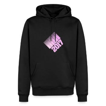 Maman 2017 - Sweat à capuche Premium bio Homme - noir - Devant - Nico (187cm)