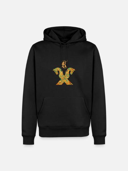 Horse gable E 95 K - Men’s Premium Organic Hoodie - black
