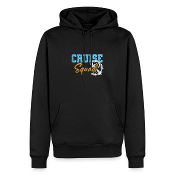Kreuzfahrt Kreuzfahrtschiff Cruise Vintage Cruiser - Männer Premium Bio Hoodie - Schwarz - Vorne - Nico (187cm)