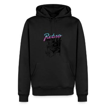 Pinball Retro Arcade Flipper Wizard Extra Ball - Männer Premium Bio Hoodie - Schwarz - Vorne - Nico (187cm)