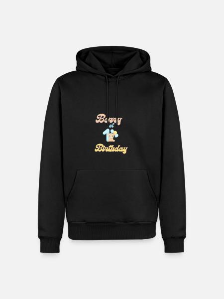 Berry first birthday - Men’s Premium Organic Hoodie - black
