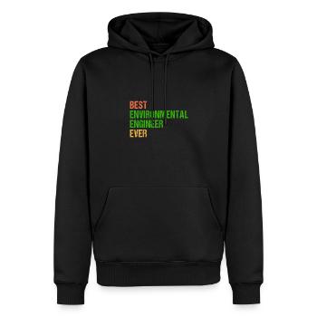 Umweltingenieur Umwelttechnik Engineer Science - Männer Premium Bio Hoodie - Schwarz - Vorne - Nico (187cm)
