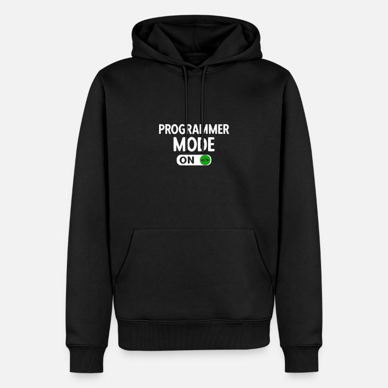 Programmierer Programmierung Informatik Computer - Männer Premium Bio Hoodie - Schwarz