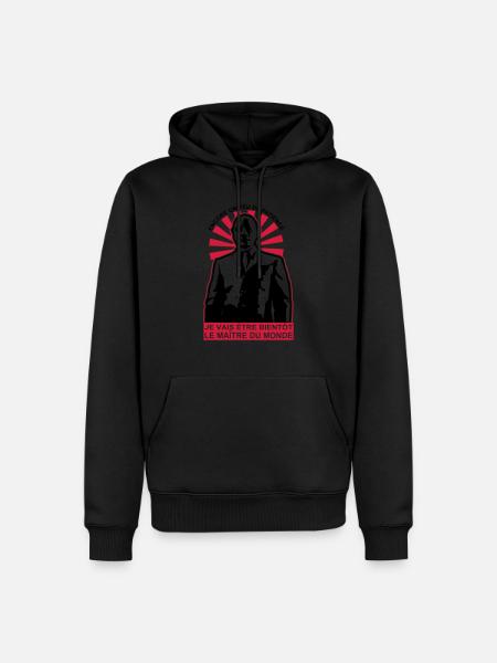 le maitre du monde - Sweat à capuche Premium bio Homme - noir