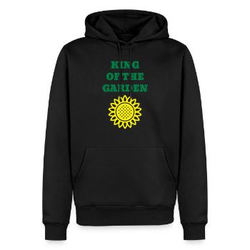Garden - Gardener - Gardening - Green - Nature - Männer Premium Bio Hoodie - Schwarz - Vorne - Nico (187cm)