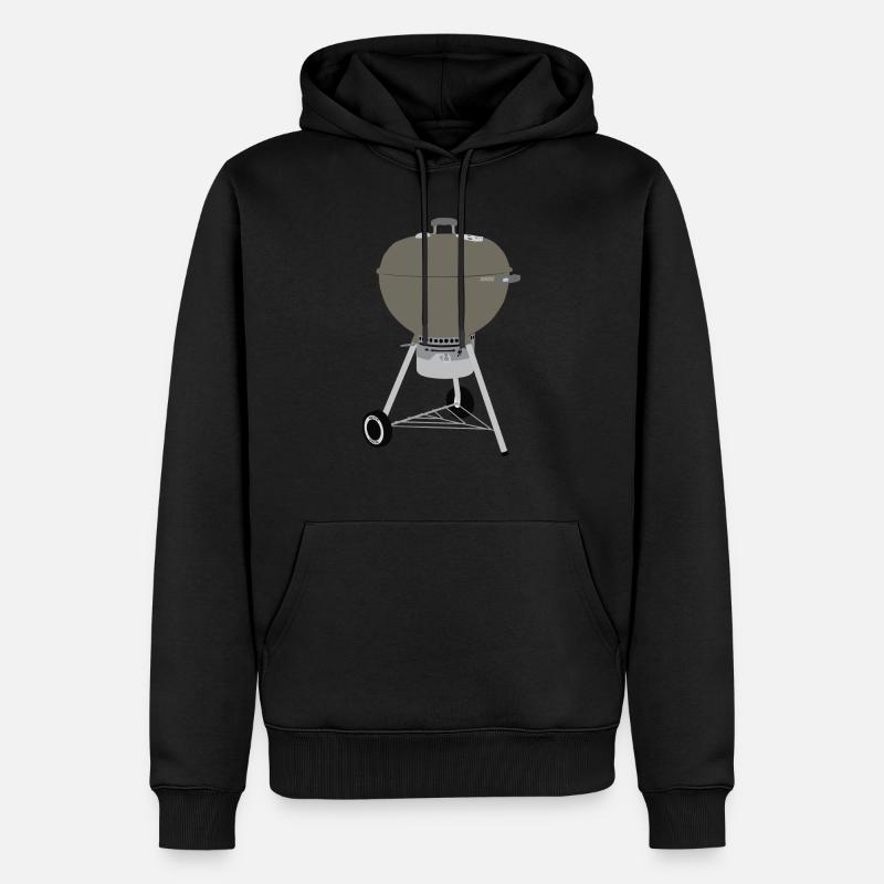 Webber - Männer Premium Bio Hoodie - Schwarz