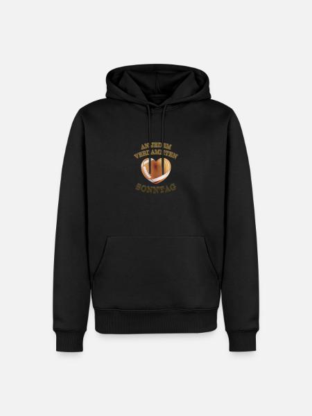 Every Damn Sunday - Men’s Premium Organic Hoodie - black