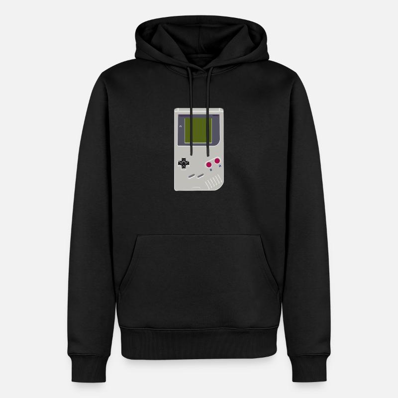 Game Boy - Männer Premium Bio Hoodie - Schwarz