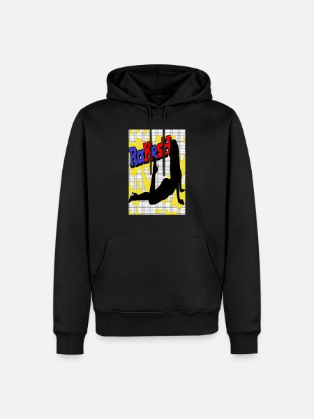 grand rakesh - Sweat à capuche Premium bio Homme - noir