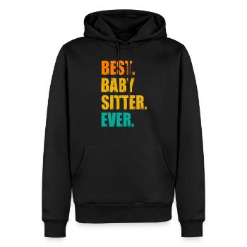 Best Babysitter Ever Daycare Provider Babysitting - Männer Premium Bio Hoodie - Schwarz - Vorne - Nico (187cm)