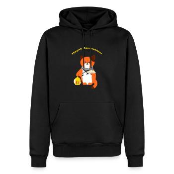 Ein süßer Ramadan Gast - Männer Premium Bio Hoodie - Schwarz - Vorne - Nico (187cm)
