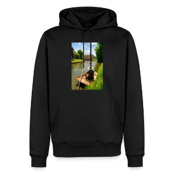 Martin Bond Style 2 Cadeau - Sweat à capuche Premium bio Homme - noir - Devant - Nico (187cm)