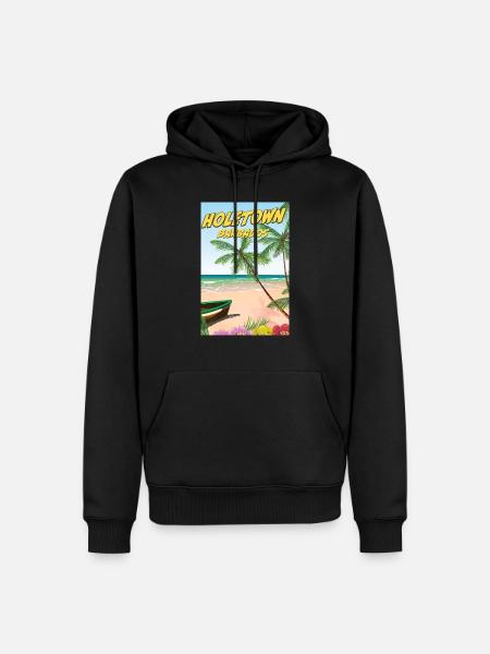 Holetown Barbados - Men’s Premium Organic Hoodie - black