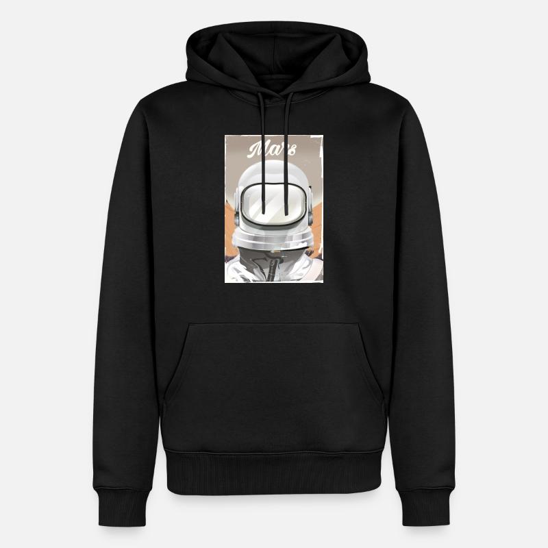 Mars Explorer Astronaute - Sweat à capuche Premium bio Homme - noir
