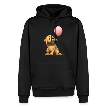 Chiot Golden Retriever Chien Propriétaire Chiens - Sweat à capuche Premium bio Homme - noir - Devant - Nico (187cm)