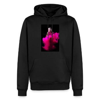 Magenta Beauté 4 - Sweat à capuche Premium bio Homme - noir - Devant - Nico (187cm)