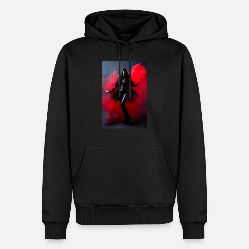 Beauté Rouge 2 - Sweat à capuche Premium bio Homme - noir