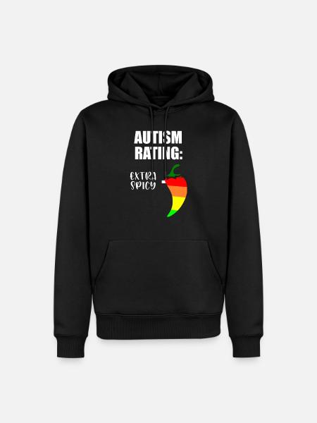 Autismus-Einstufung - Männer Premium Bio Hoodie - Schwarz