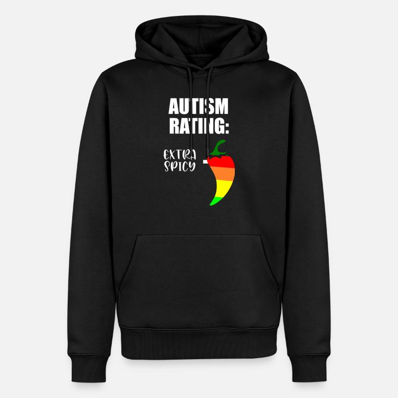 Évaluation de l’autisme - Sweat à capuche Premium bio Homme - noir