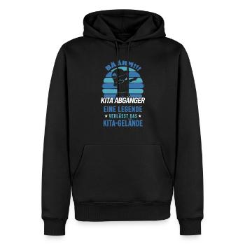 Kitaabsolvent Kitaabgänger Kindergarten Abschied - Männer Premium Bio Hoodie - Schwarz - Vorne - Nico (187cm)