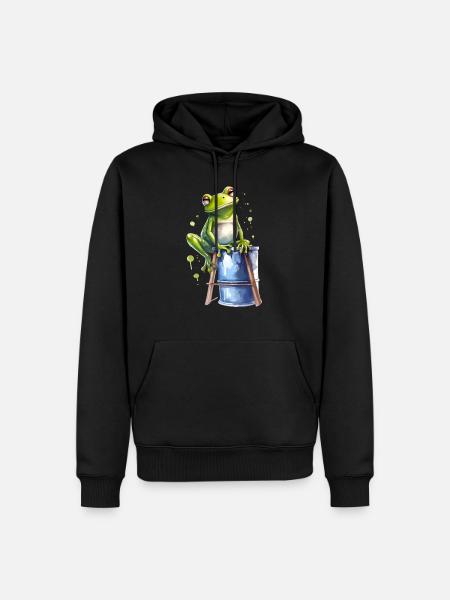 Météorologue cool - Sweat à capuche Premium bio Homme - noir