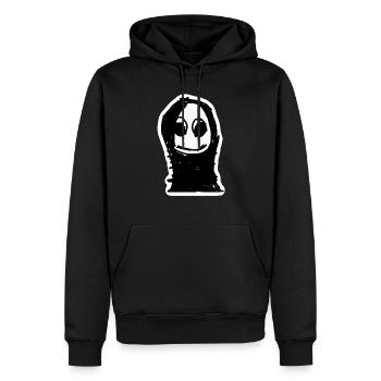 Dark Lilly - Männer Premium Bio Hoodie - Schwarz - Vorne - Nico (187cm)