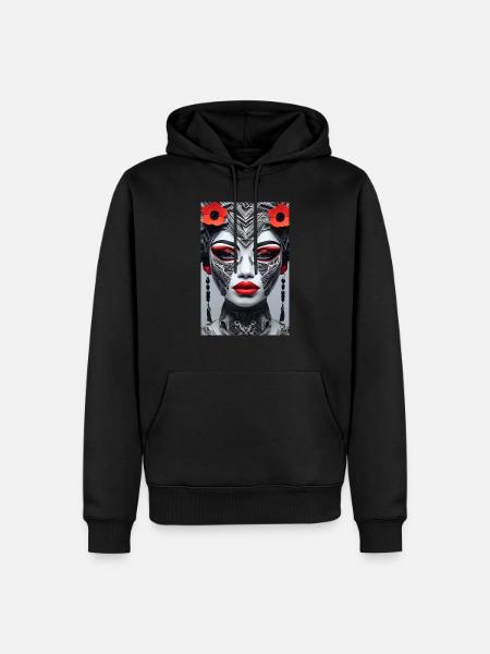 Asian Beauty#9 - Men’s Premium Organic Hoodie - black