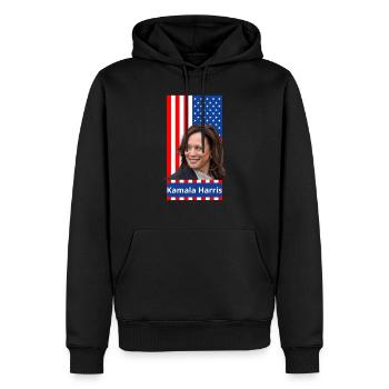 Kamala Harris for President 2024 - Men’s Premium Organic Hoodie - black - Front - Nico (187cm)