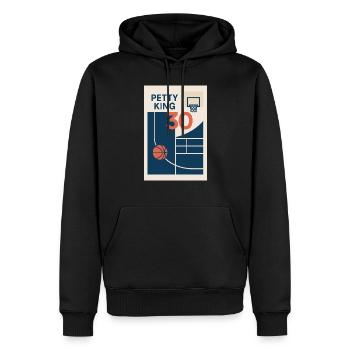 Chef Curry - The Art Of Petty King - Männer Premium Bio Hoodie - Schwarz - Vorne - Nico (187cm)