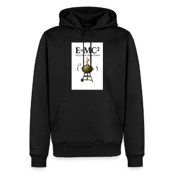 Happy Fathers Day - BBQ E=Mc2 - Men’s Premium Organic Hoodie - black - Front - Nico (187cm)