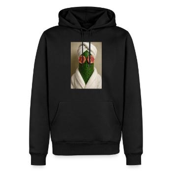 Cucumber Spa Day Gone Wrong - Men’s Premium Organic Hoodie - black - Front - Nico (187cm)