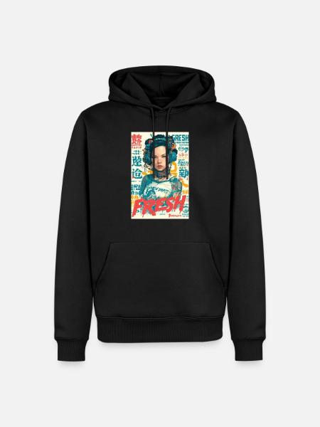 Urban Fresh Vibes - Men’s Premium Organic Hoodie - black