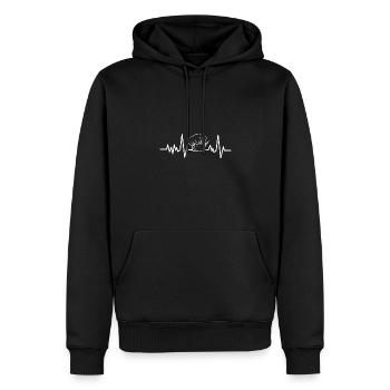Koch Kochen Kochliebhaber Vintage Hobbykoch Spruch - Männer Premium Bio Hoodie - Schwarz - Vorne - Nico (187cm)