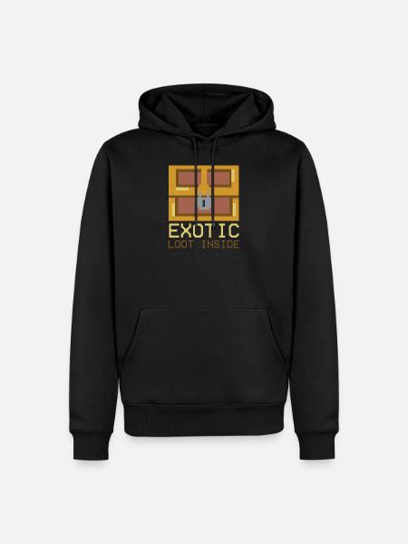 Exotic Loot Inside - Men’s Premium Organic Hoodie - black