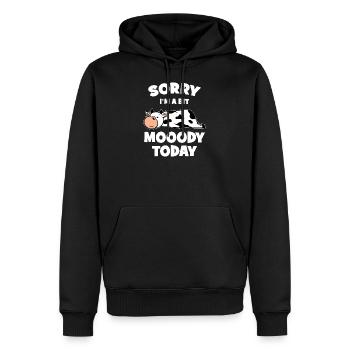 Launisch Kuh PMS Lustig Spruch Freundin Geschenk - Männer Premium Bio Hoodie - Schwarz - Vorne - Nico (187cm)