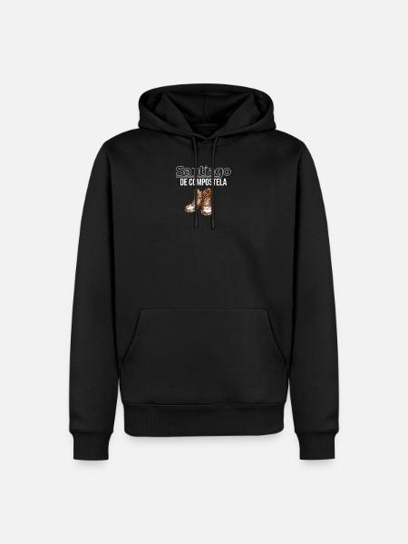 Santiago de Compostela Camino de Santiago Pilgrims - Men’s Premium Organic Hoodie - black