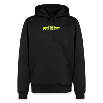 Kinder Feuerwehr Jugendwart Kinderfeuerwehr - Männer Premium Bio Hoodie - Schwarz - Vorne - Nico (187cm)