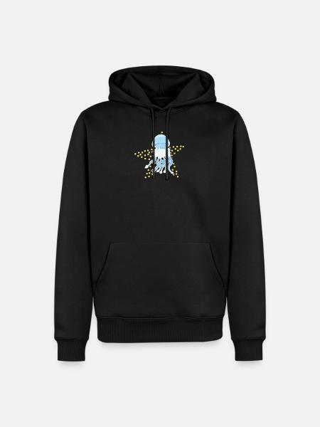 Jellyfish jellyfish starfish gift - Men’s Premium Organic Hoodie - black