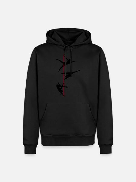 Pole Dance, Poledance - Männer Premium Bio Hoodie - Schwarz